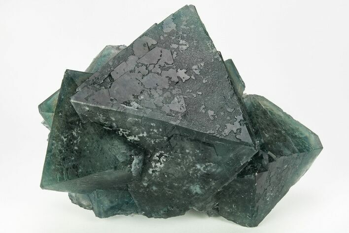 Spectacular, Blue-Green Octahedral Fluorite Cluster - China #215758